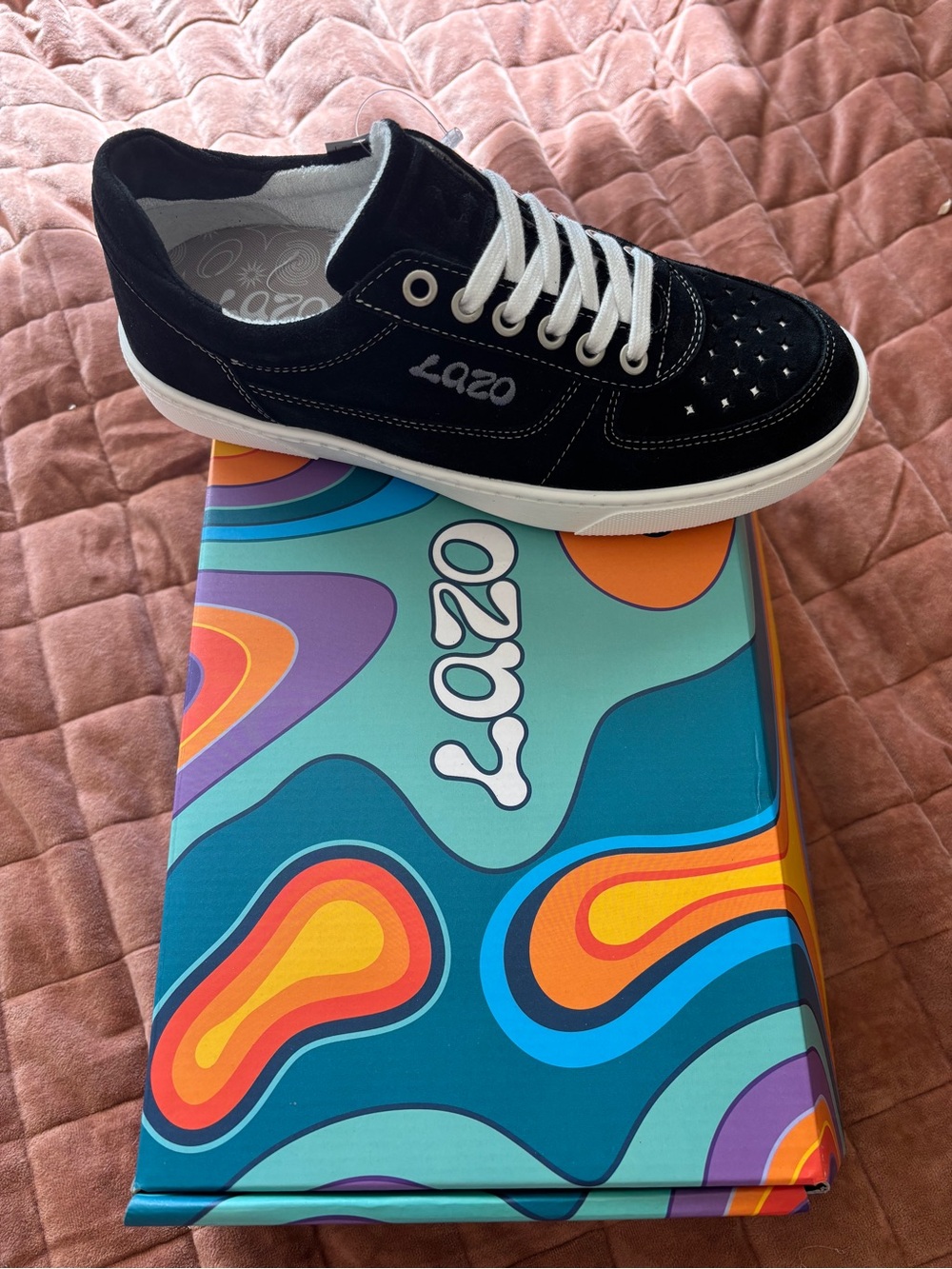 Black Suede Women's Sneaker with